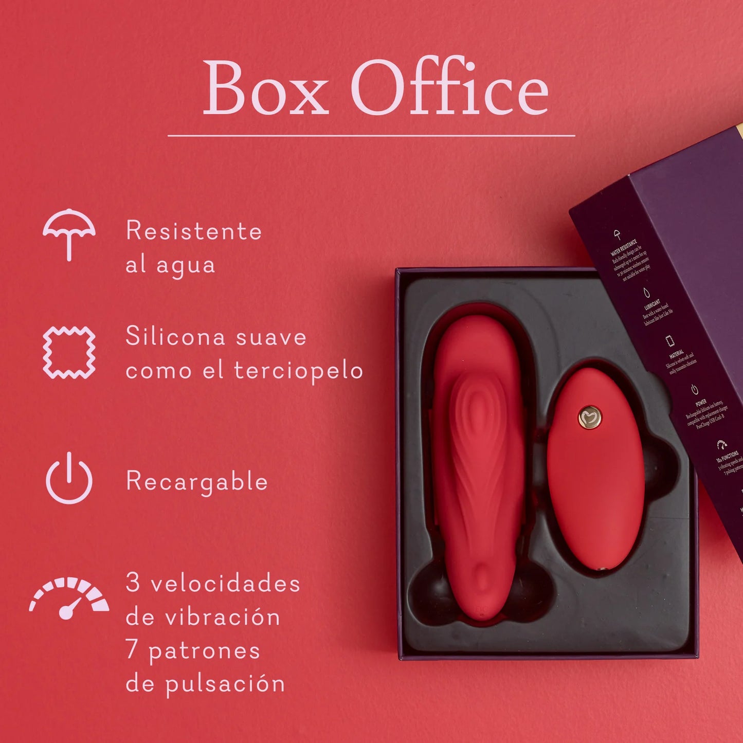 Box Office (Vibrador de panty con control remoto)