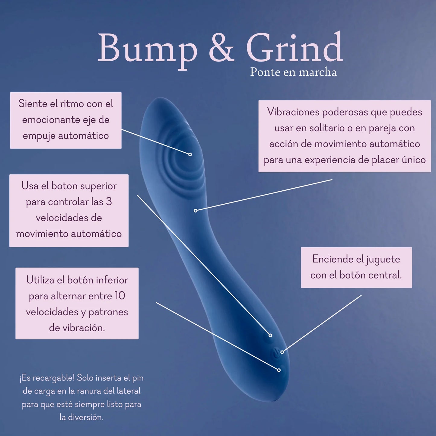 Bump & Grind (Vibrador con eje)