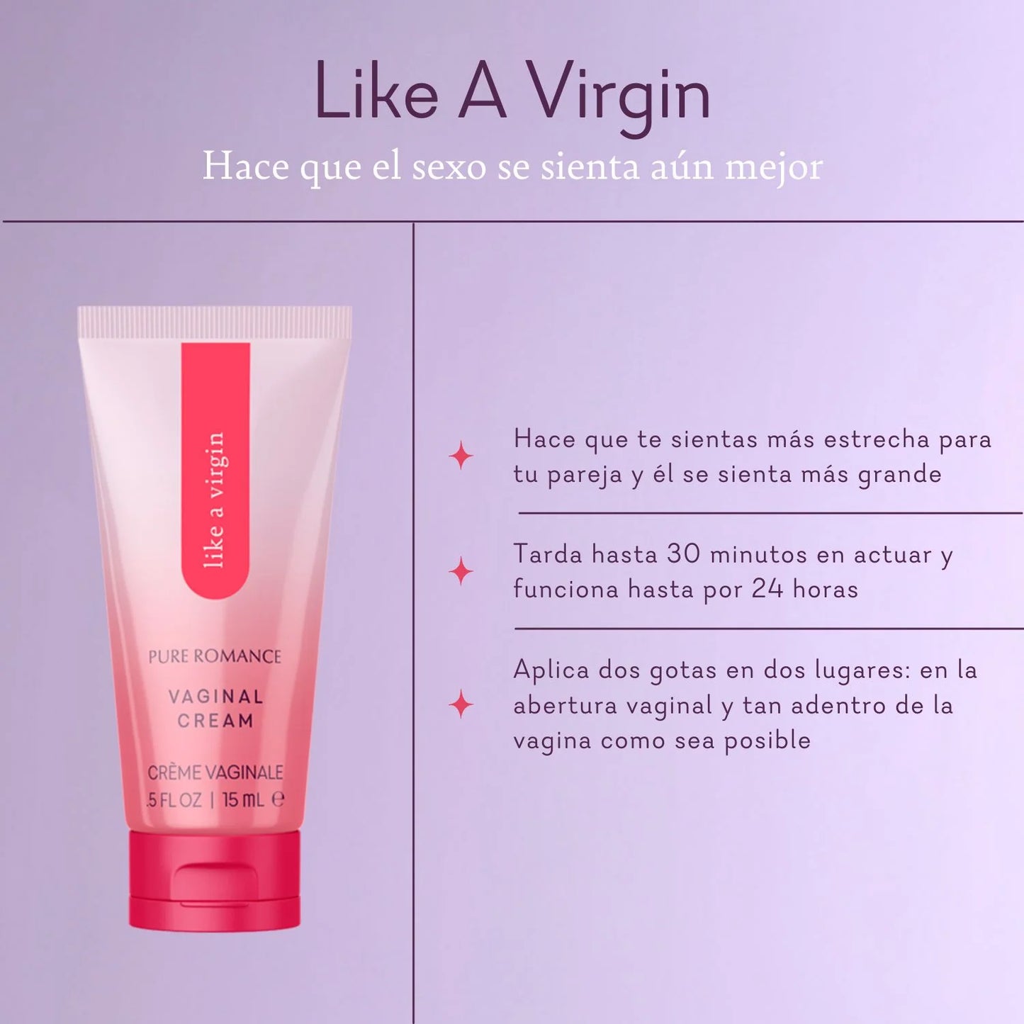 Like a Virgin - Crema estrechante