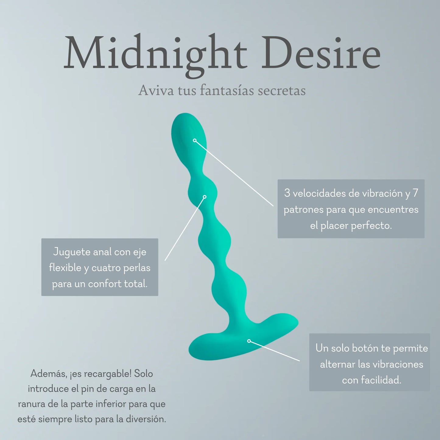 Midnight Desire (Vibrador flexible)