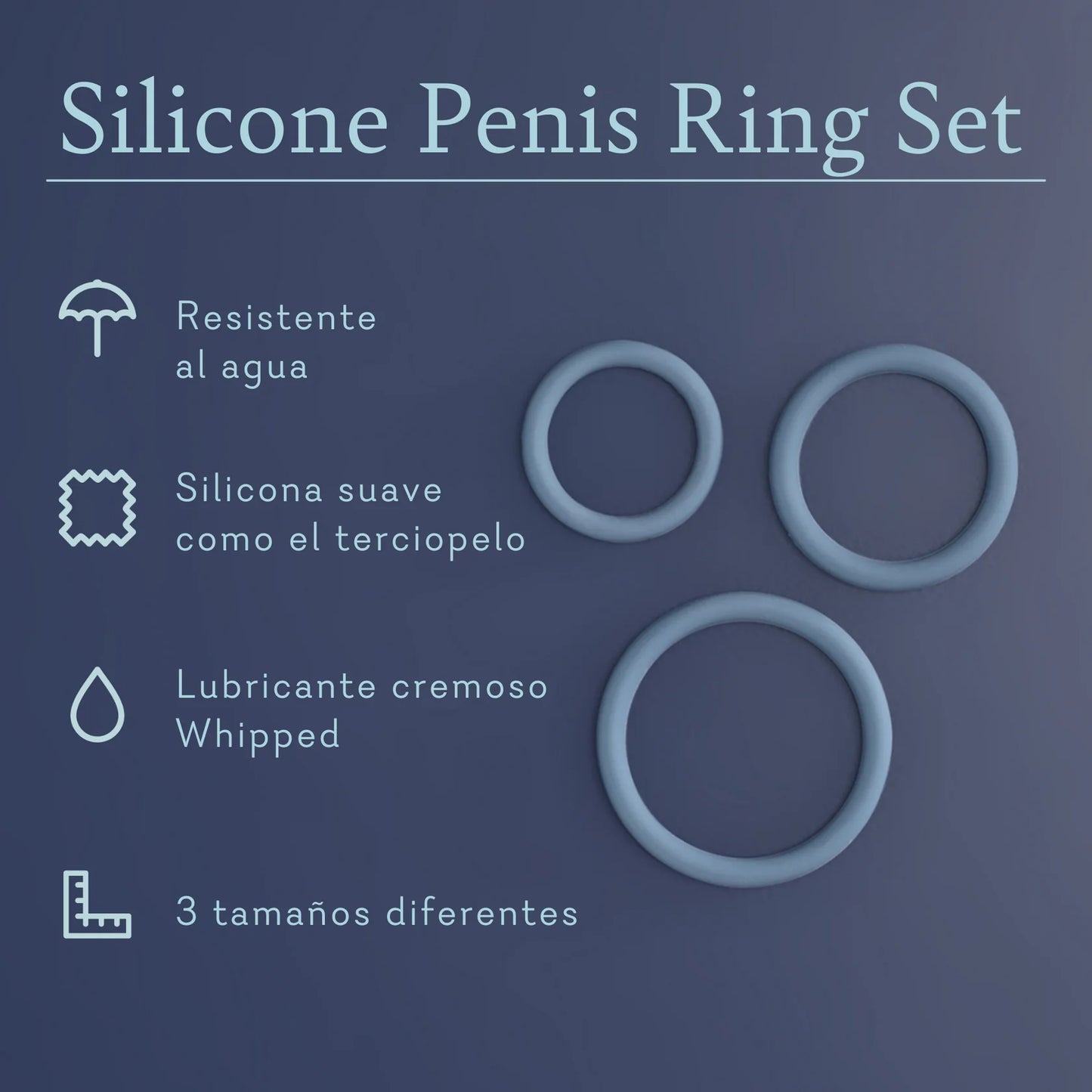 Silicone Ring Set (Set de anillos)