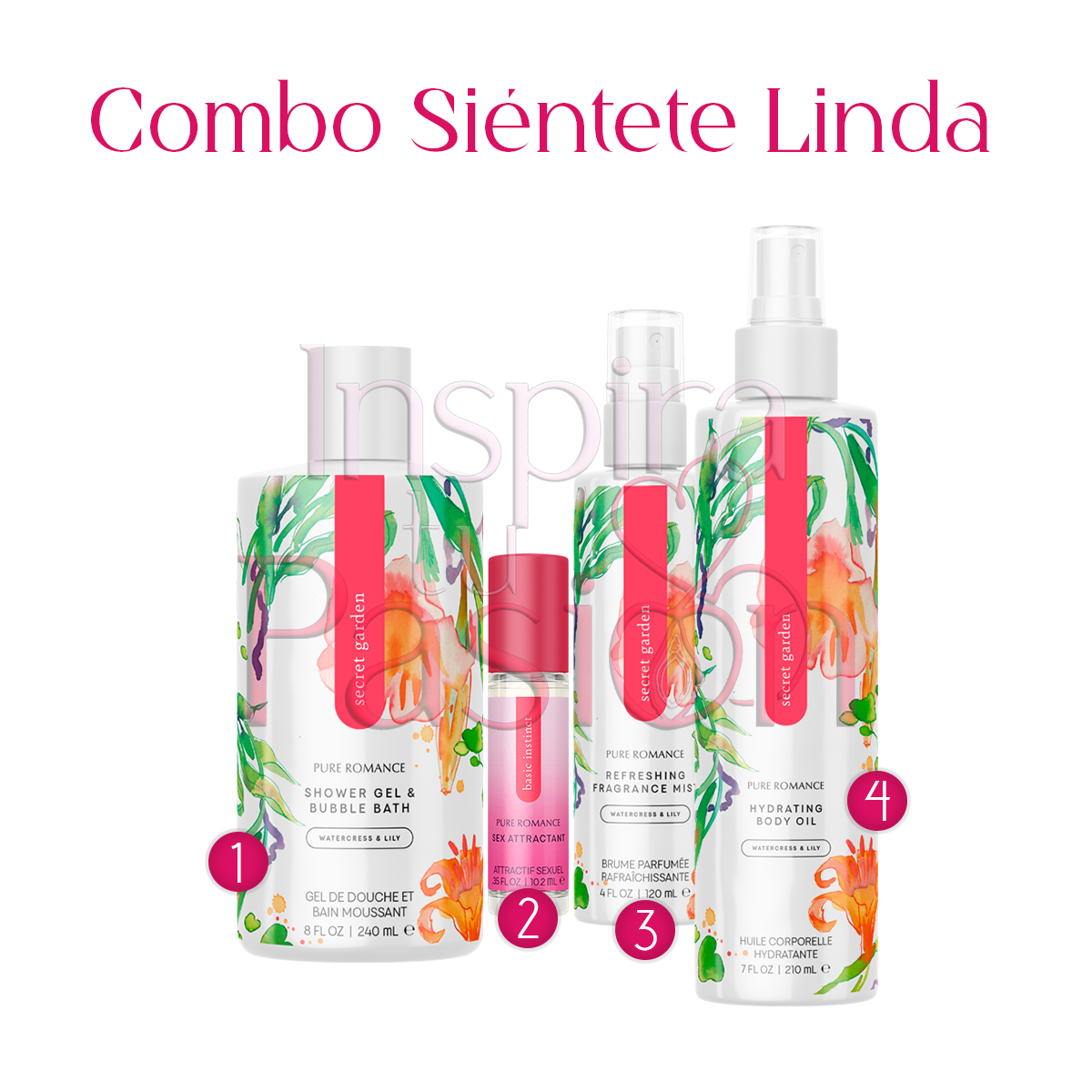 Combo Siéntete Linda